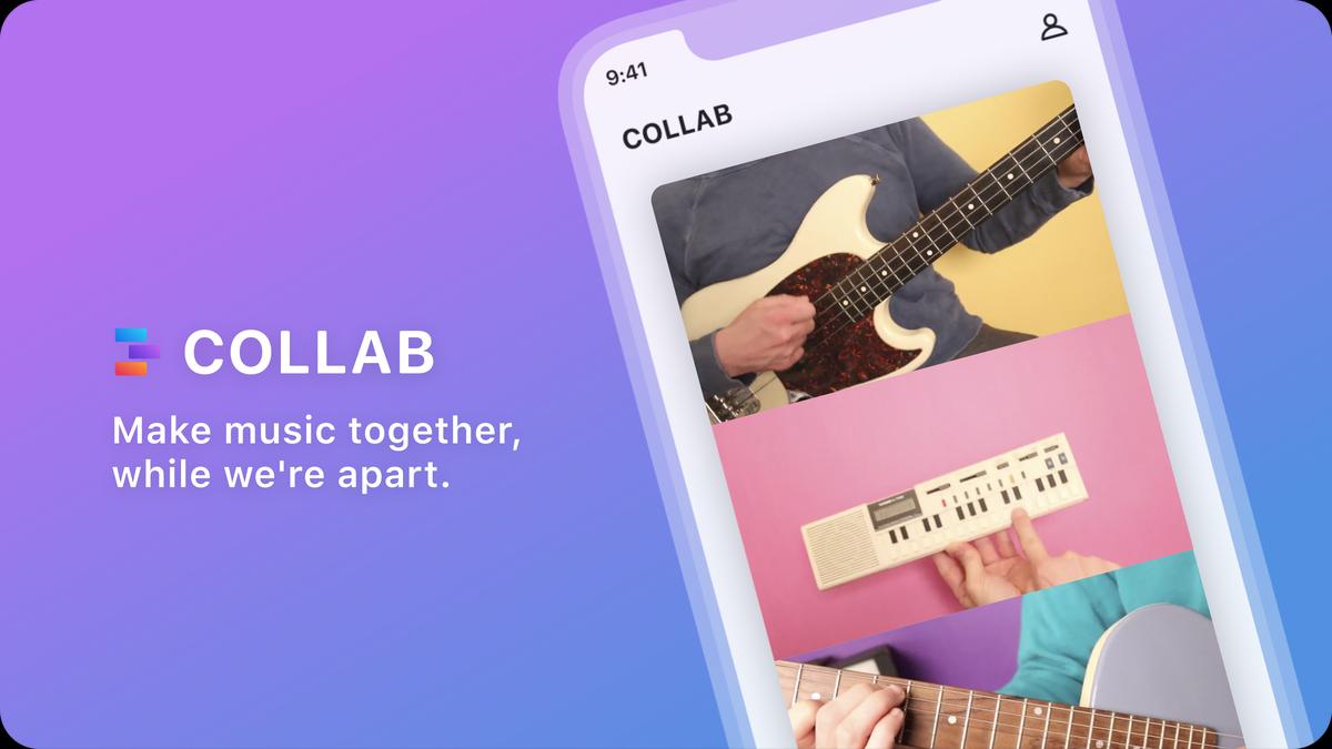 Screenshot of collab app